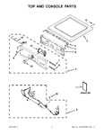 Diagram for 01 - Top And Console Parts