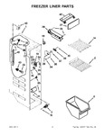 Diagram for 05 - Freezer Liner Parts