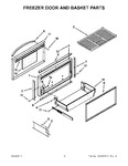 Diagram for 08 - Freezer Door And Basket Parts