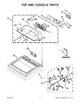 Diagram for 02 - Top And Console Parts