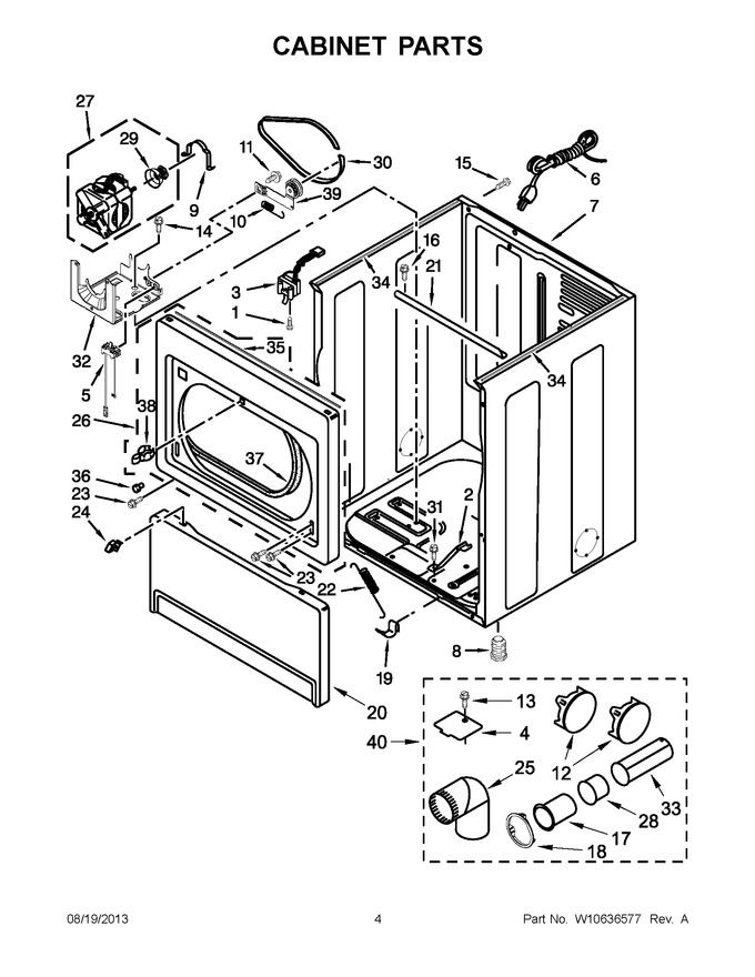 Diagram for WGD5810BW0