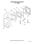 Diagram for 04 - Upper Oven Door Parts