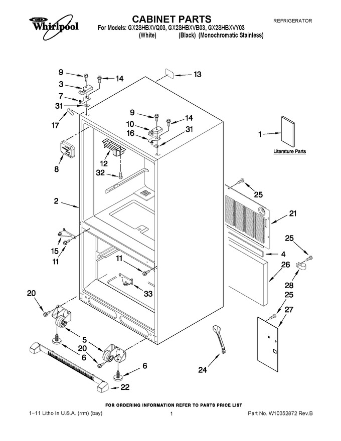 Diagram for GX2SHBXVB03