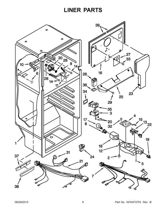 Diagram for W8RXCGFXB02