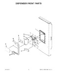 Diagram for 10 - Dispenser Front Parts