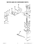 Diagram for 10 - Motor And Ice Container Parts