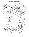 Diagram for 03 - Freezer Liner Parts