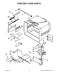 Diagram for 03 - Freezer Liner Parts