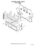 Diagram for 02 - Control Panel Parts