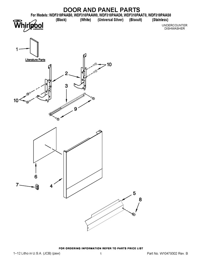 Diagram for WDF310PAAD0