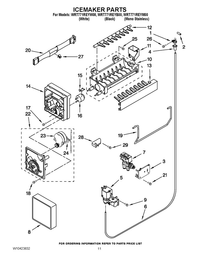 Diagram for WRT771REYB00