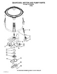 Diagram for 04 - Gearcase, Motor And Pump Parts