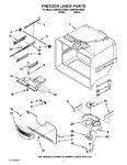 Diagram for 03 - Freezer Liner Parts