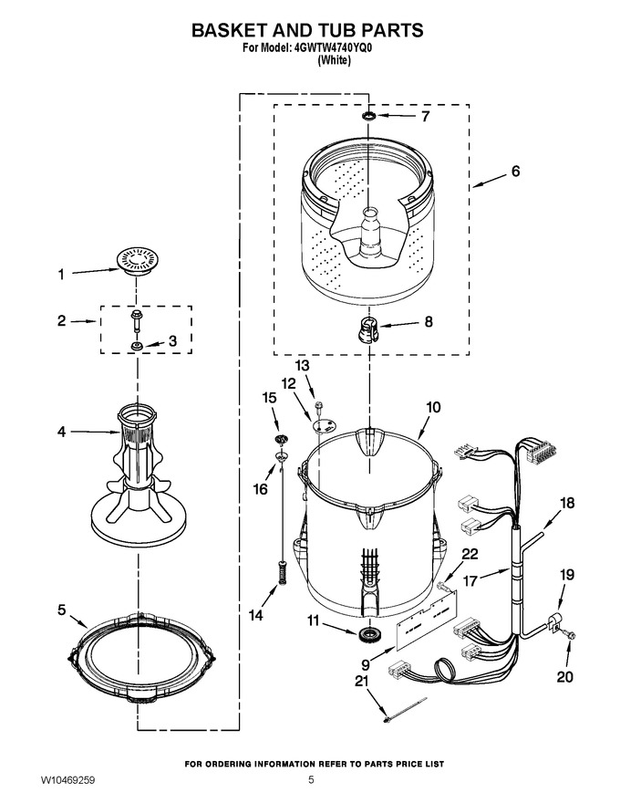 Diagram for 4GWTW4740YQ0