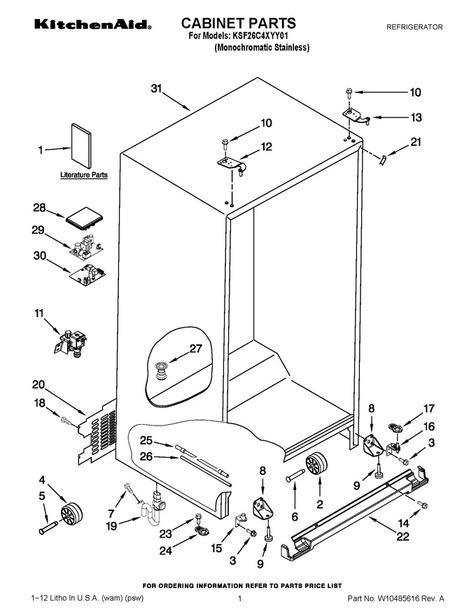 Diagram for KSF26C4XYY01