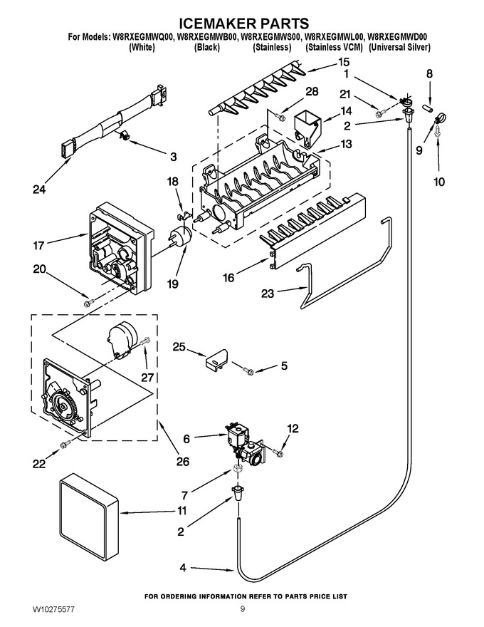 Diagram for W8RXEGMWB00