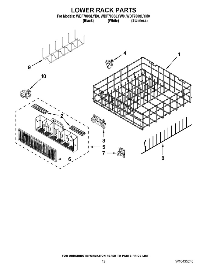 Diagram for WDF780SLYW0