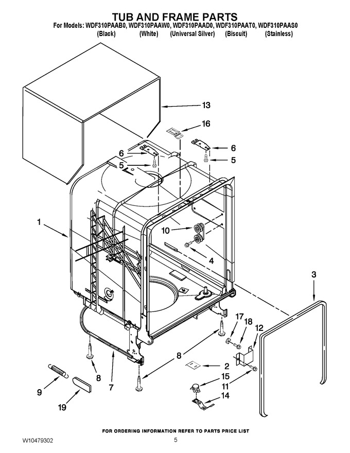 Diagram for WDF310PAAW0