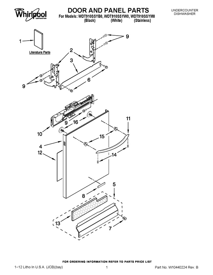 Diagram for WDT910SSYM0