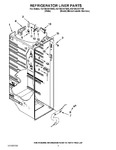 Diagram for 02 - Refrigerator Liner Parts