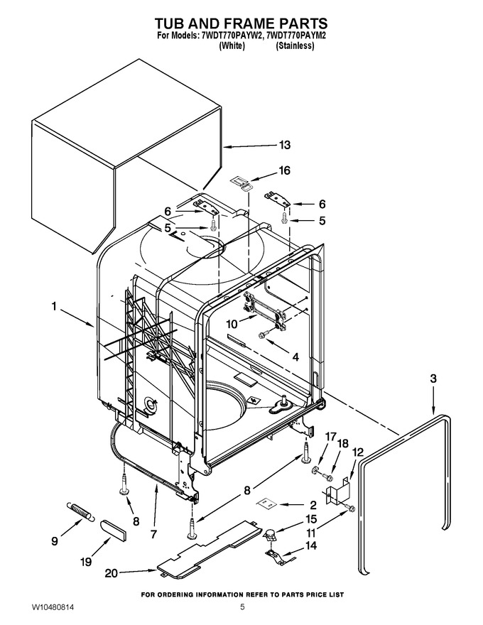 Diagram for 7WDT770PAYW2