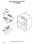 Diagram for 02 - Refrigerator Liner Parts