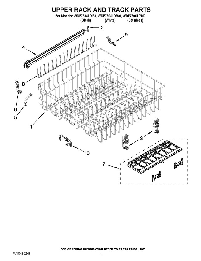 Diagram for WDF780SLYW0