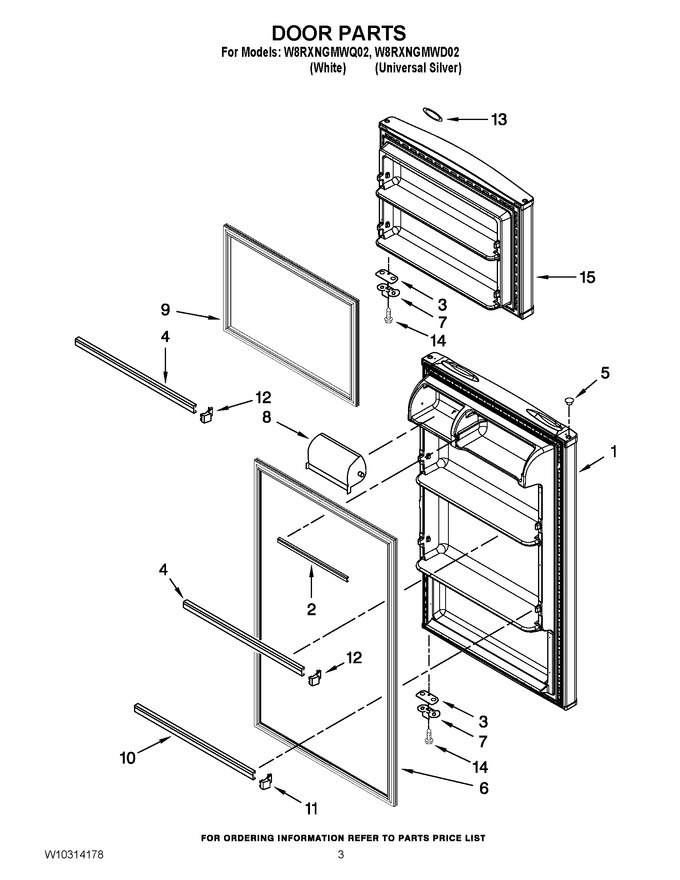 Diagram for W8RXNGMWD02