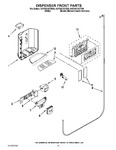 Diagram for 09 - Dispenser Front Parts