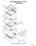 Diagram for 03 - Refrigerator Shelf Parts