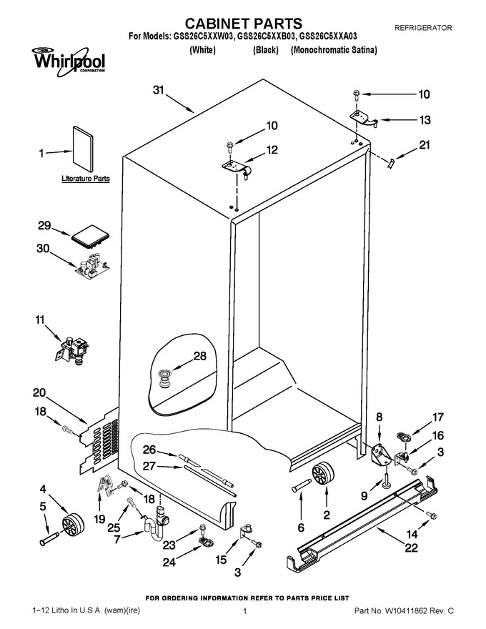 Diagram for GSS26C5XXW03