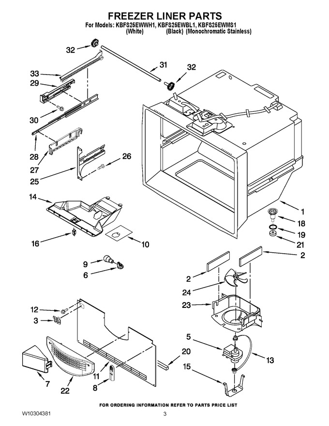 Diagram for KBFS25EWWH1