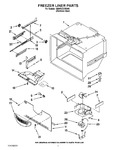 Diagram for 03 - Freezer Liner Parts