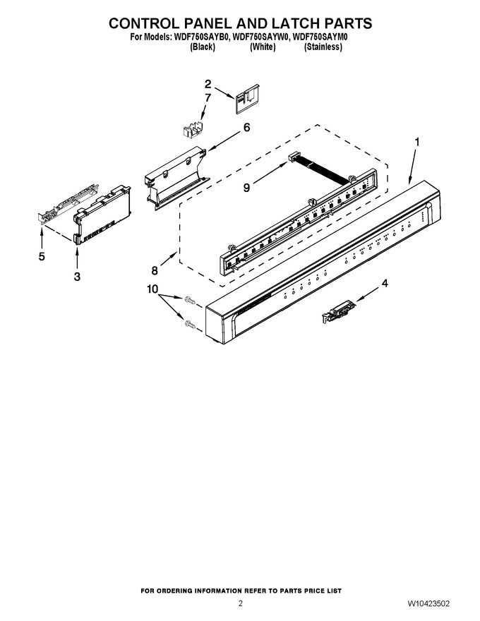 Diagram for WDF750SAYW0