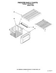 Diagram for 03 - Freezer Shelf Parts