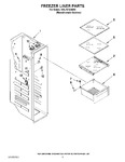 Diagram for 04 - Freezer Liner Parts