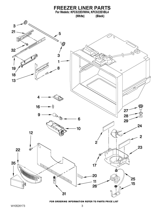 Diagram for KFCS22EVWH4