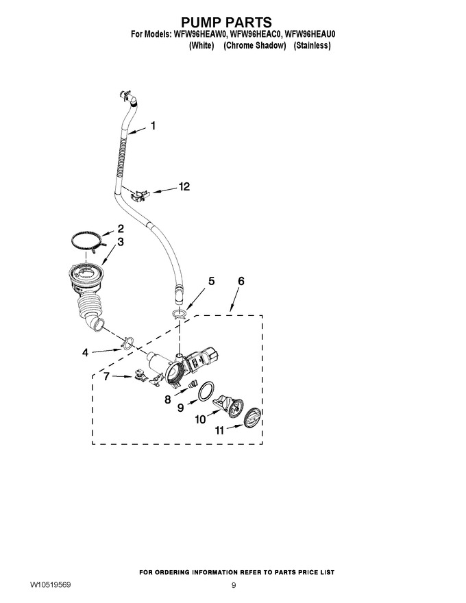 Diagram for WFW96HEAU0