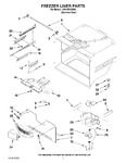 Diagram for 02 - Freezer Liner Parts