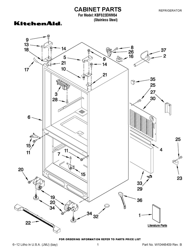 Diagram for KBFS22EWMS4