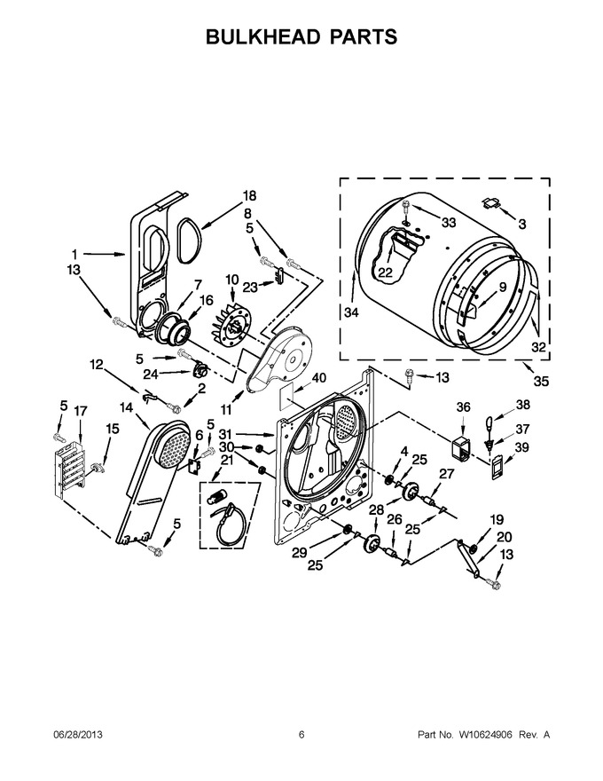 Diagram for 4GWED4750YQ2