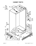 Diagram for 02 - Cabinet Parts