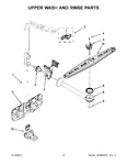 Diagram for 08 - Upper Wash And Rinse Parts