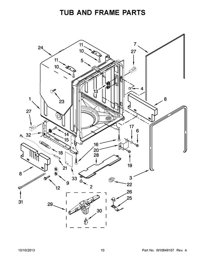 Diagram for KUDS35FXWHA