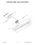 Diagram for 03 - Control Panel And Latch Parts