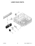 Diagram for 11 - Lower Rack Parts