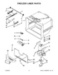 Diagram for 03 - Freezer Liner Parts