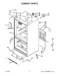 Diagram for 02 - Cabinet Parts