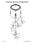 Diagram for 05 - Gearcase, Motor And Pump Parts