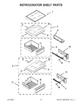 Diagram for 08 - Refrigerator Shelf Parts